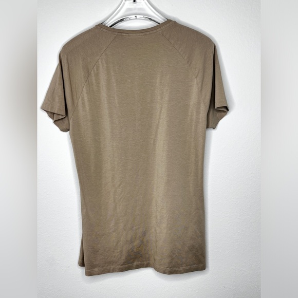 ASOS Cutout Beige Raglan Top Mens Sz XL - Picture 6 of 6